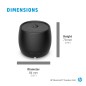 HP Black Bluetooth Speaker 360